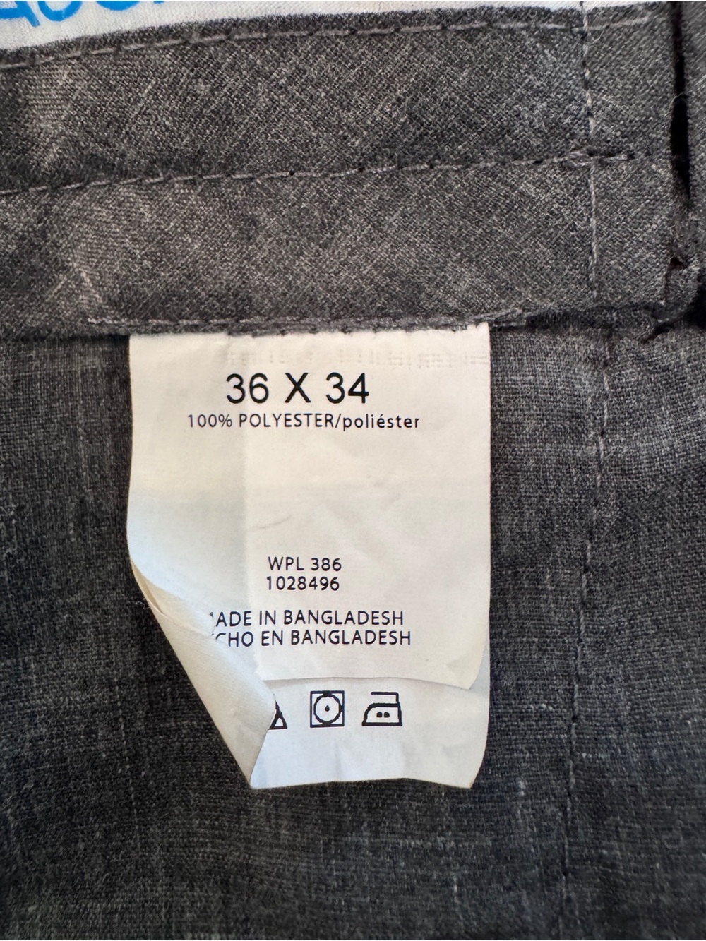 Haggar Men's Dress Pants in Dark Brown 36 x 34 - Picture 6 of 6